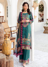 Gulaal Embroidered Lawn Unstitched 3 Piece Suit - 01 JADE